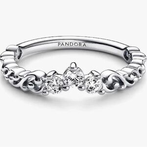 Pandora Sterling Silver Tiara Ring – Size 5 | New with Tags